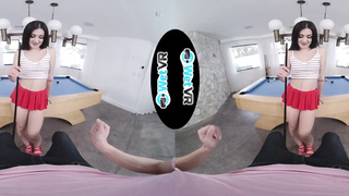 WETVR Pool Table Taunt Screw VR Pornography With April Valentino