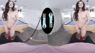 WETVR Pool Table Taunt Screw VR Pornography With April Valentino