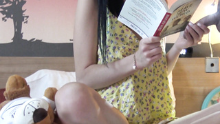 Immense Cupcakes Dark-Haired Precum Masturbating and Manhood Taunting