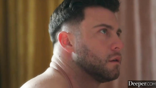 Small light-haired honey, Lilly gave a deep deep throat to Anton, before railing his rock stiff boner