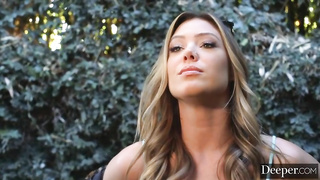 Small light-haired honey, Lilly gave a deep deep throat to Anton, before railing his rock stiff boner