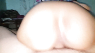 Naughty, hardly barely legal woman is pummeling a random guy because she is desperate to jizz