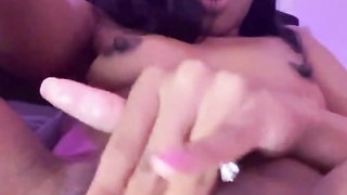 Small Ebony Finger Nailing My Twat Until I Jism Pulsing Cootchie