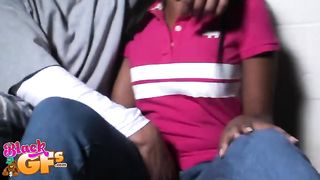 Uber-Sexy honeys apply make-up on their crazy faces