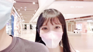 清纯女友商场初次遥控跳蛋
