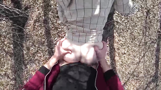 Insatiable fledgling stunner, Bellamurr got boned from the back, in the nature and loved it a bunch