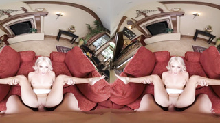 VR PLOWERS Chloe Temple cock-squeezing labia internal cumshot VR Porno
