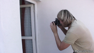 She guzzles elder dude fat jizz-shotgun