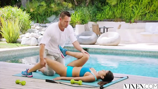 VIXEN Sizzling Latina nubile screws her Trainer