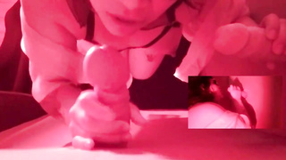 First-Timer Spanish stunner is getting down on all fours on the floor while deep-throating rock rock-hard jizz-shotguns thru gloryholes