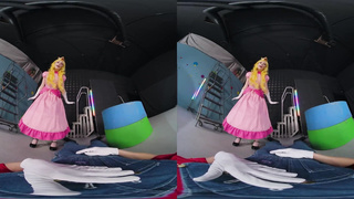 VR Conk Nail Handsome Queen Peach In Greatest Supah Mario HARD-CORE Parody VR Pornography