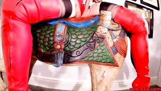 Big-Boobed ginger-haired RedXXX shovels a phat black faux-cock into her twat Pornography Flicks - Tube8