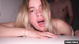 FEMINISTS HATE THIS - School Nubile MIRADAVID Used Like Meat And Enjoying It