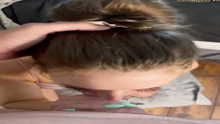 Trunk liking dark-haired gave an extraordinaire blow-job to her paramour and got porked from the back