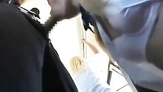 White student plows a Chinese boy in public