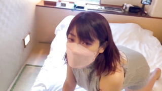 [Personal shooting NTR ★ G bowl giant breasts] Exclusive appearance! I attempted to make a bj from tear up