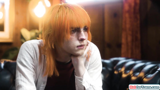 Tranny Jean Hollywood fucks babe shrink