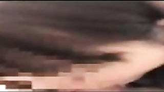 Korean dark-haired is gargling her paramour's firm stiffy in a POINT OF VIEW fashion, to make him spunk