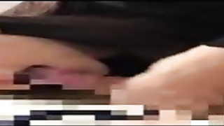 Korean dark-haired is gargling her paramour's firm stiffy in a POINT OF VIEW fashion, to make him spunk