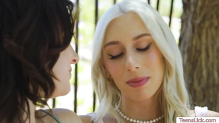 Towheaded teenager boinked by gfs cord on (Charlotte Sins, Kay Adorable)