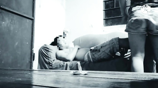 Crazy fellow is plowing his greatest pal's sloppy minded gf, in front of a covert camera