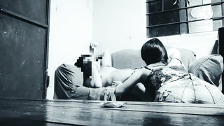 Crazy fellow is plowing his greatest pal's sloppy minded gf, in front of a covert camera