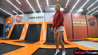 Cute Thai MILF amateur Bee fucked hard