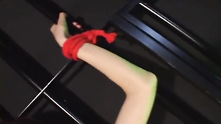 Handsome Good-Sized Jugged Chinese Nubile Pleasured With Wands