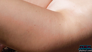 French teen beauty posing for Playboy