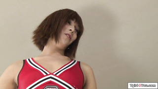 TS cheerleader Kendra Sinclaire assfuck