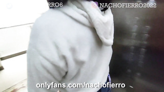 Latina woman is caught on the street - I suggest her a job and then nail her