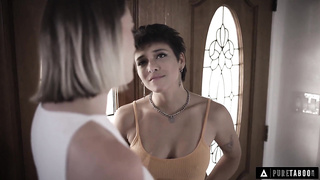 UNSPOILED TABOO Teenage Has To Screw Her Mother's Acquaintance So She Doesn't Uncover She's A Girl-On-Girl