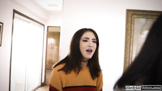 Milf shares cheating hubby with stepsis