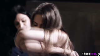 Stepmom and stepson fucks sexy roommate