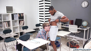 Twink Geek Gangbanged In All Of His Holes by Football Team!