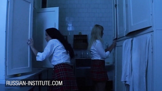 Girly-Girl hump in a dormitory with Sandra Glisten and Sandy