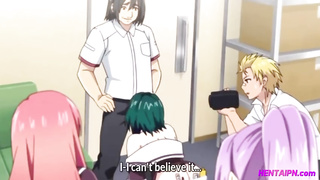 Huge-Boobed animation chicks are too nasty to hold back from having fuck-a-thon with each other