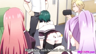 Huge-Boobed animation chicks are too nasty to hold back from having fuck-a-thon with each other