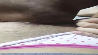 Spansh stunner enjoys the way her homie is slurping her bald labia, to make her groan