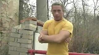 Josje does an outdoor plumb