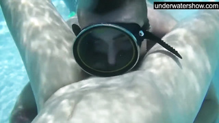 Candy being ate underwater