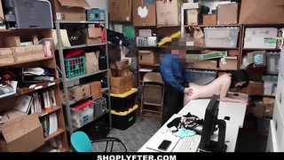 Shoplyfter - Pallid Lean Teenager (Ivy Aura) Banned & Smashed For Stealing