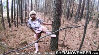 Black Step Daughter-In-Law Railing Chisel In Public Sheisnovember Monstrous Puffies & Areolas Out