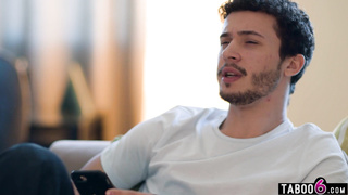 Stepson catches MILF stepmom cheating