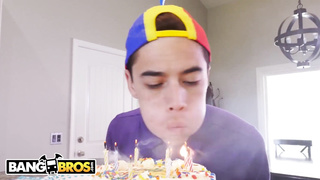 BANGBROS - Juan El Caballo Loco Gets Himself A Super-Hot COUGAR (Reagan Foxx) For His Bday