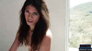 Gorgeous petite Asian MILF Playboy model