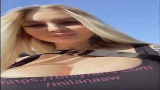 Thick breasted light-haired with tats is having xxx fucky-fucky in front of the camera, all day long