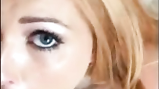 Ravishing ginger-haired is providing incredible oral jobs to men she luvs to make them jizz on her face