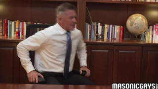 Senior boy tucks a lil' faggot bottom over his desk and ravages his bootie!