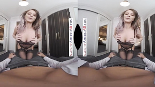 Crazy America introduces Emily Addison VR - Luxurious face and tastey butt